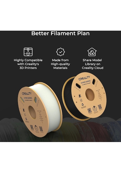 Creality Hyper Pla 1.75 MM 1 KG Filament Beyaz