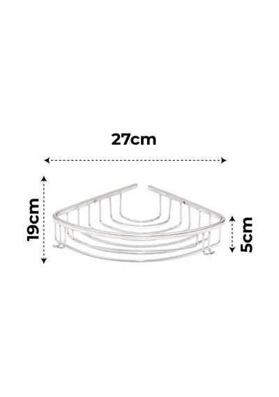 Geseus Banyo Paslanmaz Krom Oval Tekli Köşelik Clk698 Çok Renkli