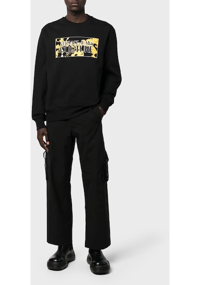 Versace Jeans Couture Erkek Sweat 75gaıe01 Cf02e 899 Siyah