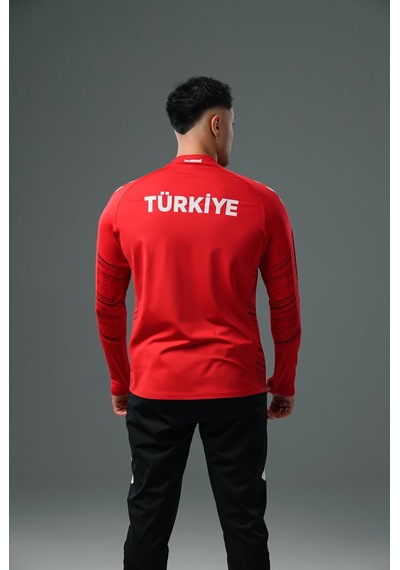 Hummel Milli Takım Line Antrenman Eşofman Üstü Kırmızı