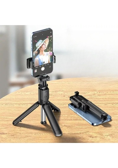 Buffer Masaüstü Tripod Olabilen Telefon Tutuculu Kablosuz Kumand