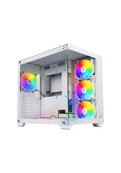 Powerboost Pb-ss02w Sea Wıew 7-rgb Fanlı Gamıng Mıd-tower Pc Kasası Beyaz