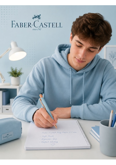 Faber-castell Polymatic Gold Edition Versatil Kalem 0,7 Açık Mavi