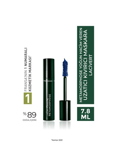 Kirpikleri Ultra Uzatıcı, Kıvıran Ve Hacim Veren Formüllü Metamophose Lacivert Maskara 7.8ml