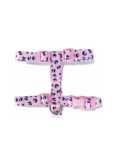 Swissplus Urban Paws Pink Leo Geri Dönüştürülmüş H-tipi Köpek Göğüs Tasması-small Pembe - Pudra