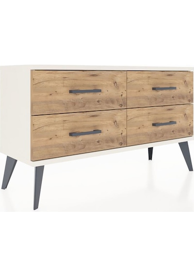 Arges Şifonyer 4 Raflı 88x30x48 Aytaşı-aytaşı/çam Aytaşı/çam