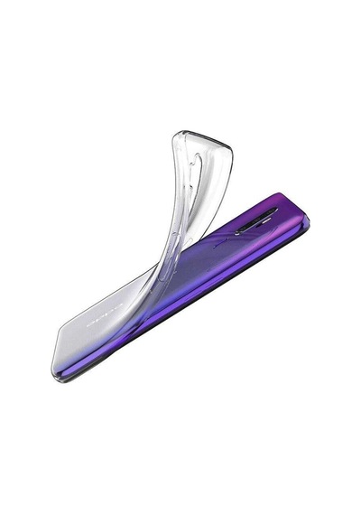 Oppo A5 2020 Kılıf Süper Silikon Yumuşak Arka Koruma Şeffaf