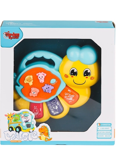 Jlg-855-64a Işıklı Ve Müzikli Solucan Bebek Pianosu -vardem Oyunc
