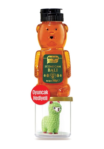 5 Adet Origin Ayıcık Süzme Çam Balı Oyuncak Hediye 340 G