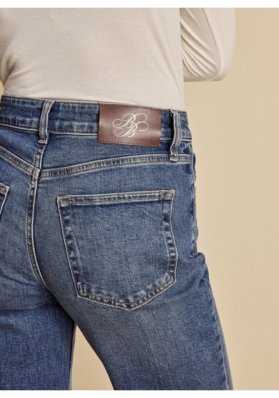 Brooks Brothers Mavi Kadın Denim Pantolon Bbfw26fdp003