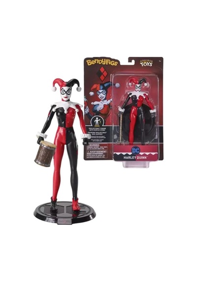 Noble Collection- Bendyfigs Dc Harley Quinn- Jester