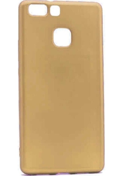 Huawei P9 Kılıf Zore Premier Silikon Kapak Gold