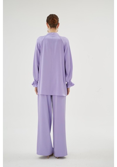 Senna Elegance Pantolon Mor Mor