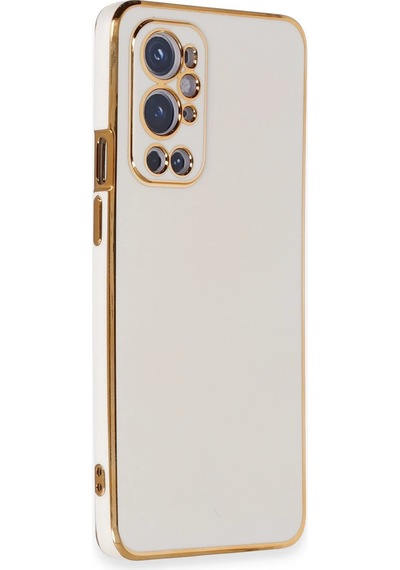 Gld-spt- Newface One Plus 9 Pro Kılıf Volet Silikon - Beyaz