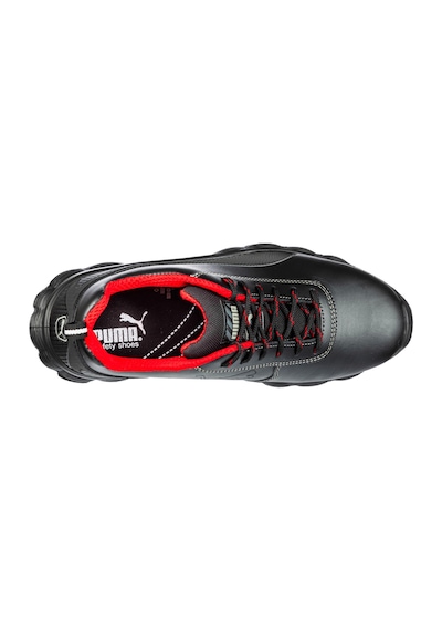 Puma Safety Condor Low Siyah Çelik Burunlu Nubuk Deri İş Ayakkabısı S3 Src Esd Siyah