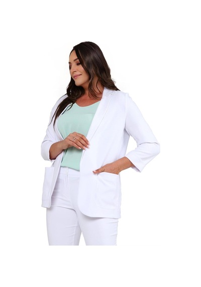 Hanezza Yeni Sarap Rengi Kadın Blazer Ceket Büyük Beden Takım Elbise Uyumlu Beyaz - 5553107 Beyaz Hanezza Yeni Sarap Rengi Kadın Blazer Ceket Büyük Beden Takım Elbise Uyumlu Beyaz - 5553107 Beyaz