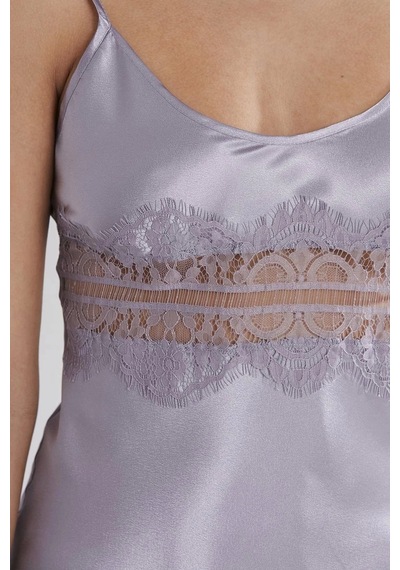 Pierre Cardin 2490 Bayan Sabahlıklı Saten Şort Takım Royal Pierre Cardin 2490 Bayan Sabahlıklı Saten Şort Takım Royal