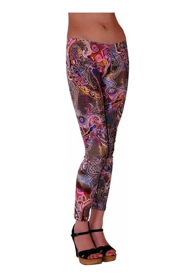 Redhotbest Paisley Pattern Fashion Tight - Şal Desenli Tayt
