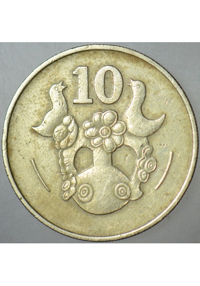 Kıbrıs 10 Cent 1983.