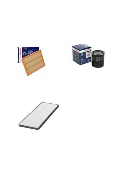 Bosch Filtre Bakım Seti Opel Astra F 1.7 Dizel 1991-1998 Hava + Yağ F. + Polen Filtre Sardes
