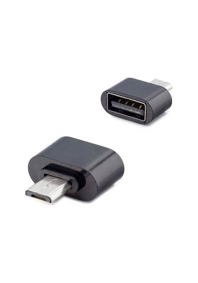 Wozlo Micro USB to USB OTG Çevirici Dönüştürcü Siyah