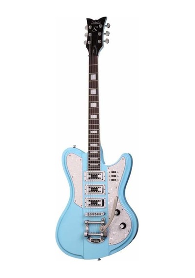 Schecter Ultra Iıı Vintage Blue Elektro Gitar
