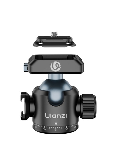 Ulanzi T100 Uka Quick Release Ball Head Tripod Başlığı - C062