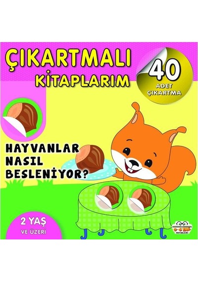2 Yaş Ve Üzeri Çıkartmalı Kitaplarım Seti 6 Kitap