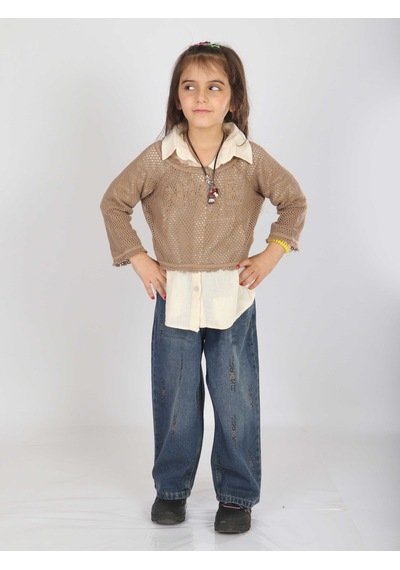 Xo Kids Kız Çocuk Alt Üst Takım 5-14 Yaş 36165 Kahverengi