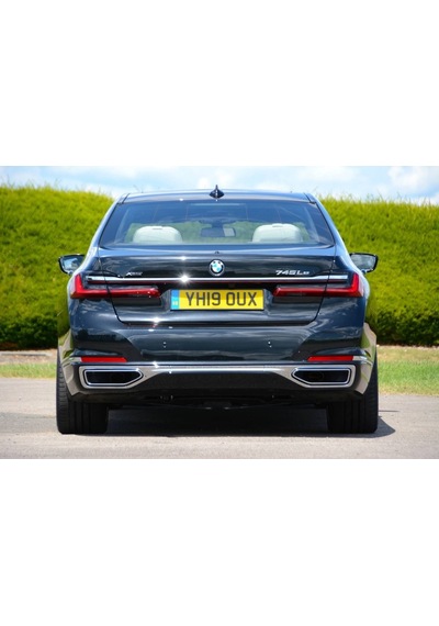 Bmw 745Le Bagaj Krom Metal 3M 3D Yazı Logo