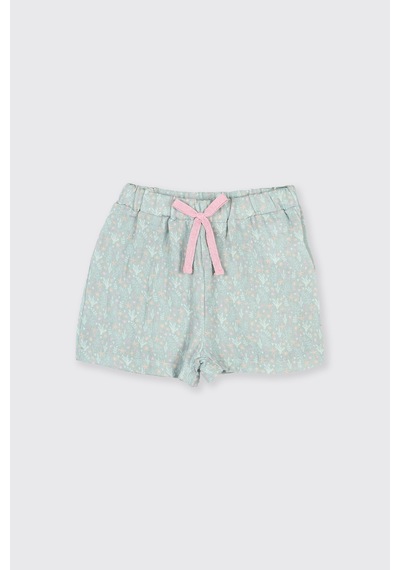 Panço Kız Çocuk Deniz Altı Desenli Mint Pijama Takımı Yeşil
