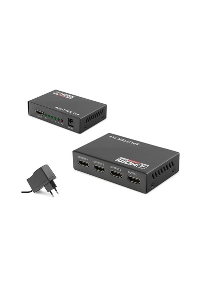 Hadron Hdx1286 205K Splıtter Hdmı 1.4V 1080P 3D 1 Giriş 4 Çıkış