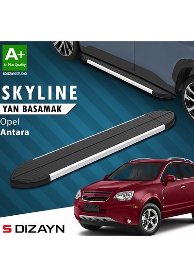 S-dizayn Opel Antara Skyline Aluminyum Yan Basamak 183 Cm 2006-2015 A+ Kalite