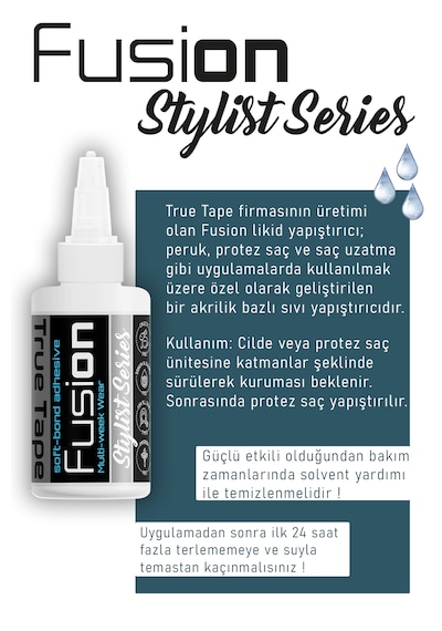 True Tape Fusion Protez Saç Likid Yapıştırıcı 1.7 Fl Oz 50ml