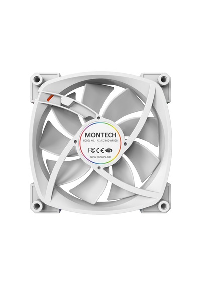 Ax 120 Argb Fan 1600pwm, High-end Durability, Silent Performance, And Stunning Argb Design 120mm, White Çok Renkli