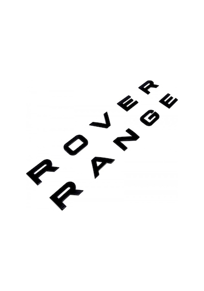 Range Rover Evoque Kaput Ve Bagaj Yazısı Parlak Siyah Renk