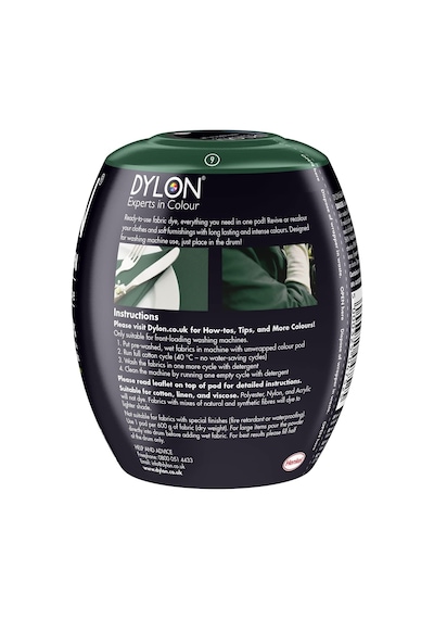 Dylon Pod Orman Yeşili Kot Kumaş Giysi Boyası - Forest Green Genel