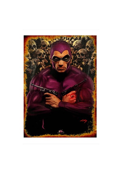 Bedeko Kızılmaske Mdf Poster 25 Cm X 35 Cm