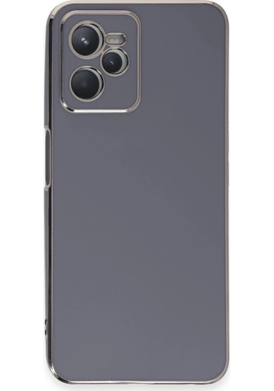 Gld-spt- Newface Realme C35 Kılıf Volet Silikon - Mavi