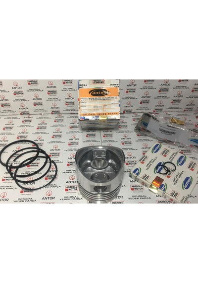 ANTOR /lombardini 3ld510 12hp 4 Kanallı Piston Segman/sekman Komple 1mm.