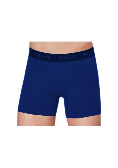 Berrak Erkek Indigo Mavi Boxer Short 10'Lu Paket 001