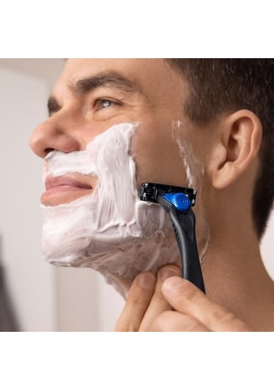 Bıc Hybrid 3 Flex 4'lü Yedek Tıraş Bıçağı Kartuşu, 3 Nano Teknolojik Titanyum Bıçak, E Vitaminli Geniş Kayganlaştırıcı Band
