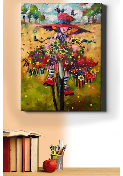 Webstyle Sayılarla Boyama Seti Kasnaklı Renkli Cadı 60 X 75 Cm