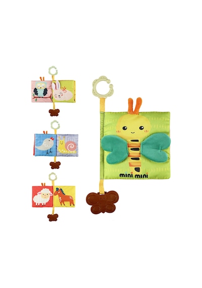 Mini Mini Eğitici Bebek Kitabı Dişlikli Ve Hışırtılı 3d Hayvanlar Kitabı