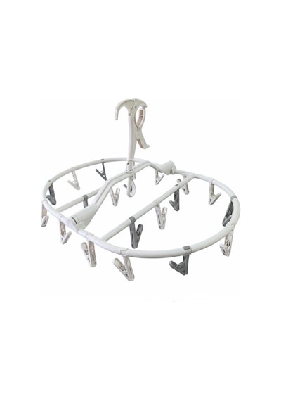 Shuıvan Katlanır Çamaşır Kurutma Askılığı Portatif - 20 Mandallı-1733 Sol