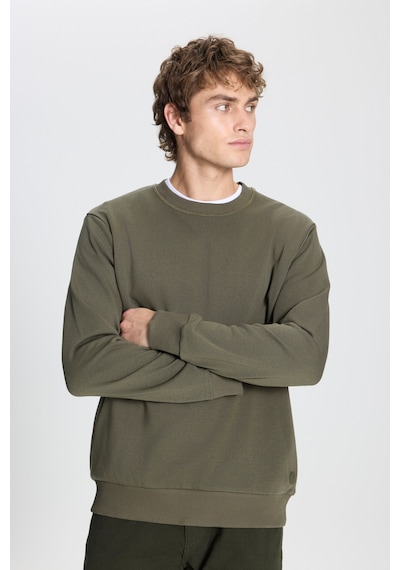 AC&Co / Altınyıldız Classics Erkek Hakı Standart Fit Normal Kesim Bisiklet Yaka Pamuklu Sweatshirt Haki AC&Co / Altınyıldız Classics Erkek Hakı Standart Fit Normal Kesim Bisiklet Yaka Pamuklu Sweatshirt Haki