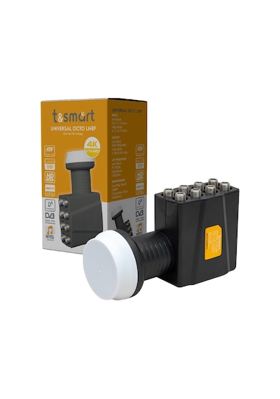 T&Smart 0.8Db Ultra Hd 4K Universal Sekizli Lnb