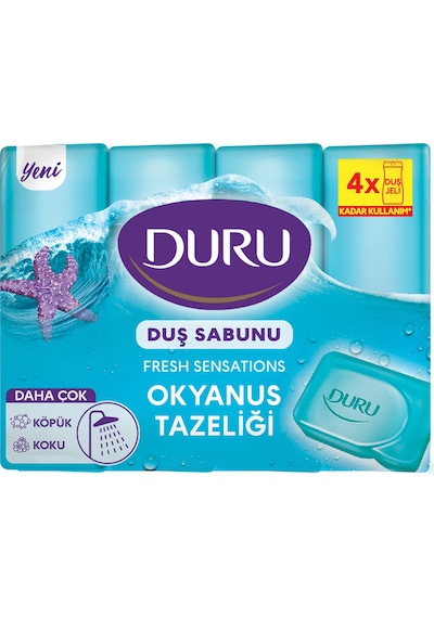 Duru Duş Sabunu Fresh Okyanus Esintisi 4x150 G Diğer