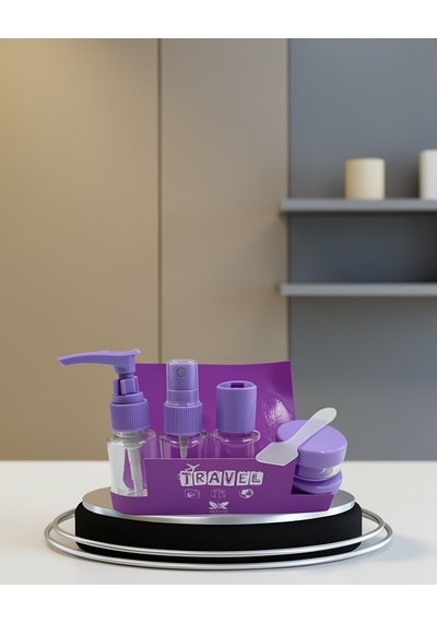 Seyahat Banyo Seti 5 Parça Kompakt Çantalı