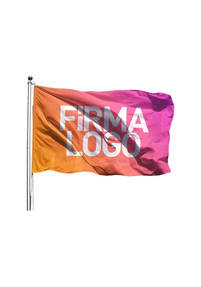 Özel Logolu Gönder Flama 200X300 - Tek Kat Raşel